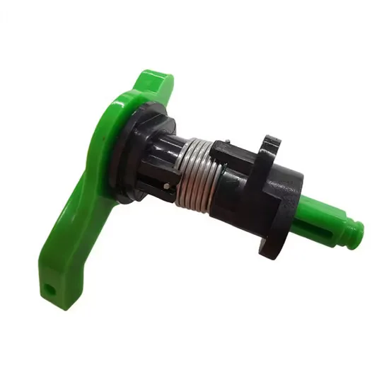 Green plastic lock 01750043537